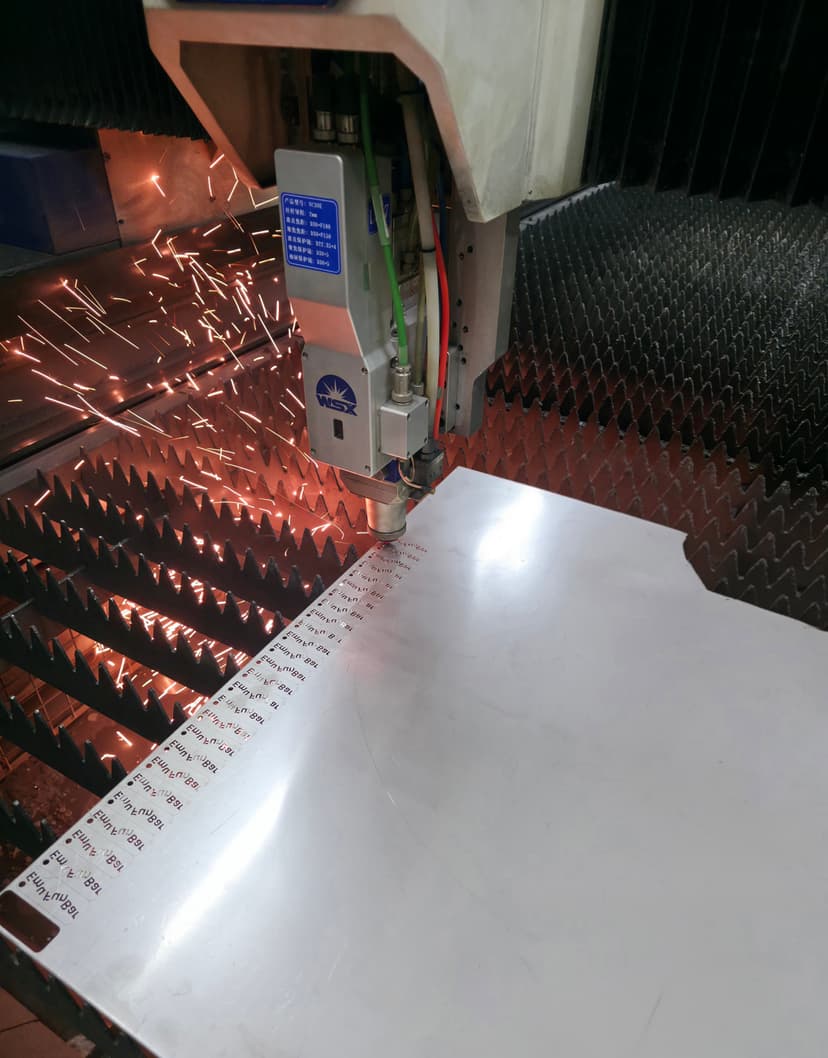 Laser cutting process