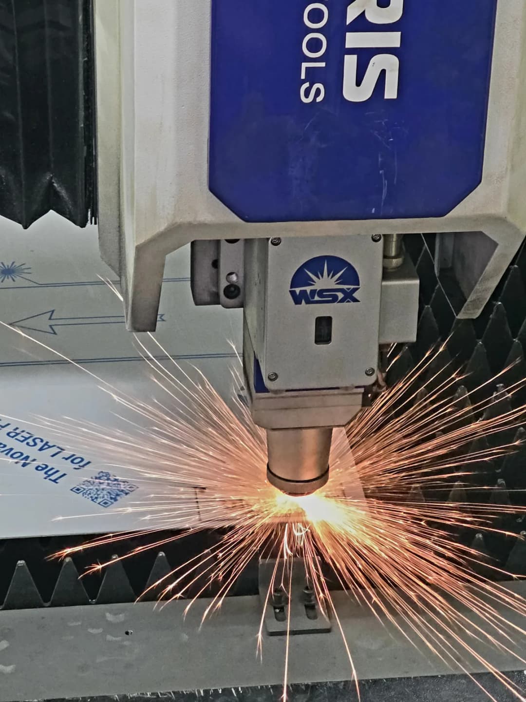 Precise laser cutting work